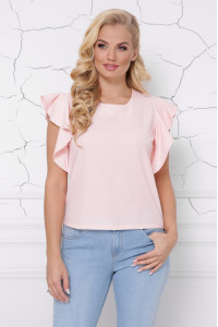 Блуза «Инга» персикового цвета