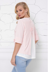 Блуза «Стела» персикового цвета