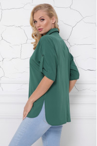 Блуза «Жозі» смарагдового кольору