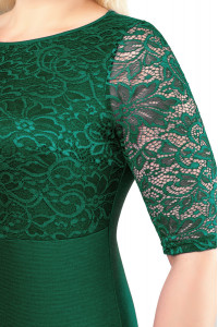 Платье «Жаклин» темно-зеленого цвета