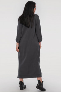 Сукня «Пелагея» темно-сірого кольору