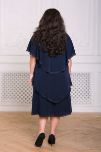 Платье «Девис» темно-синего цвета