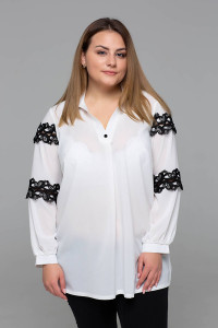 Блуза «Андреа» білого кольору