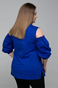 Блуза «Леся» синего цвета