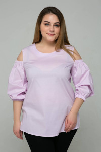 Блуза «Леся» сиреневого цвета