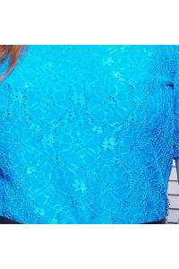 Блуза «Паула» блакитного кольору