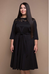 Платье «Грейс» черного цвета