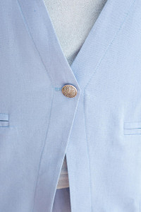 Лляний костюм «Корен» блакитного кольору