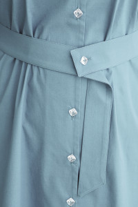 Платье-рубашка «Тэсса» светло-оливкового цвета