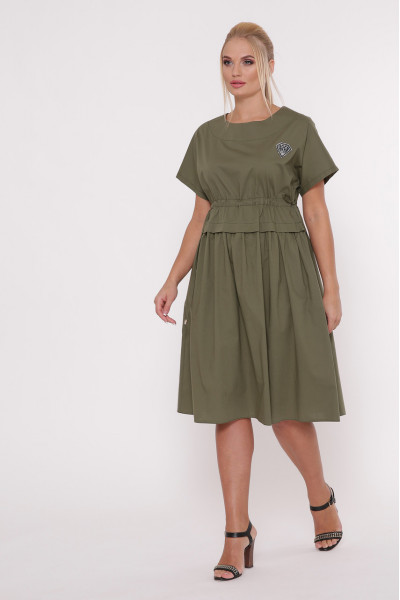 Сукня «Мелісса» оливкового кольору