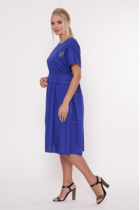 Платье «Мелисса» ярко-синего цвета
