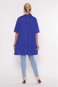 Блуза «Уля» яскраво-синього кольору