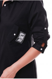 Блуза «Стиль» чорного кольору