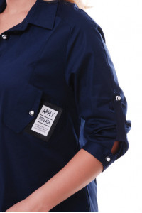 Блуза «Стиль» синього кольору